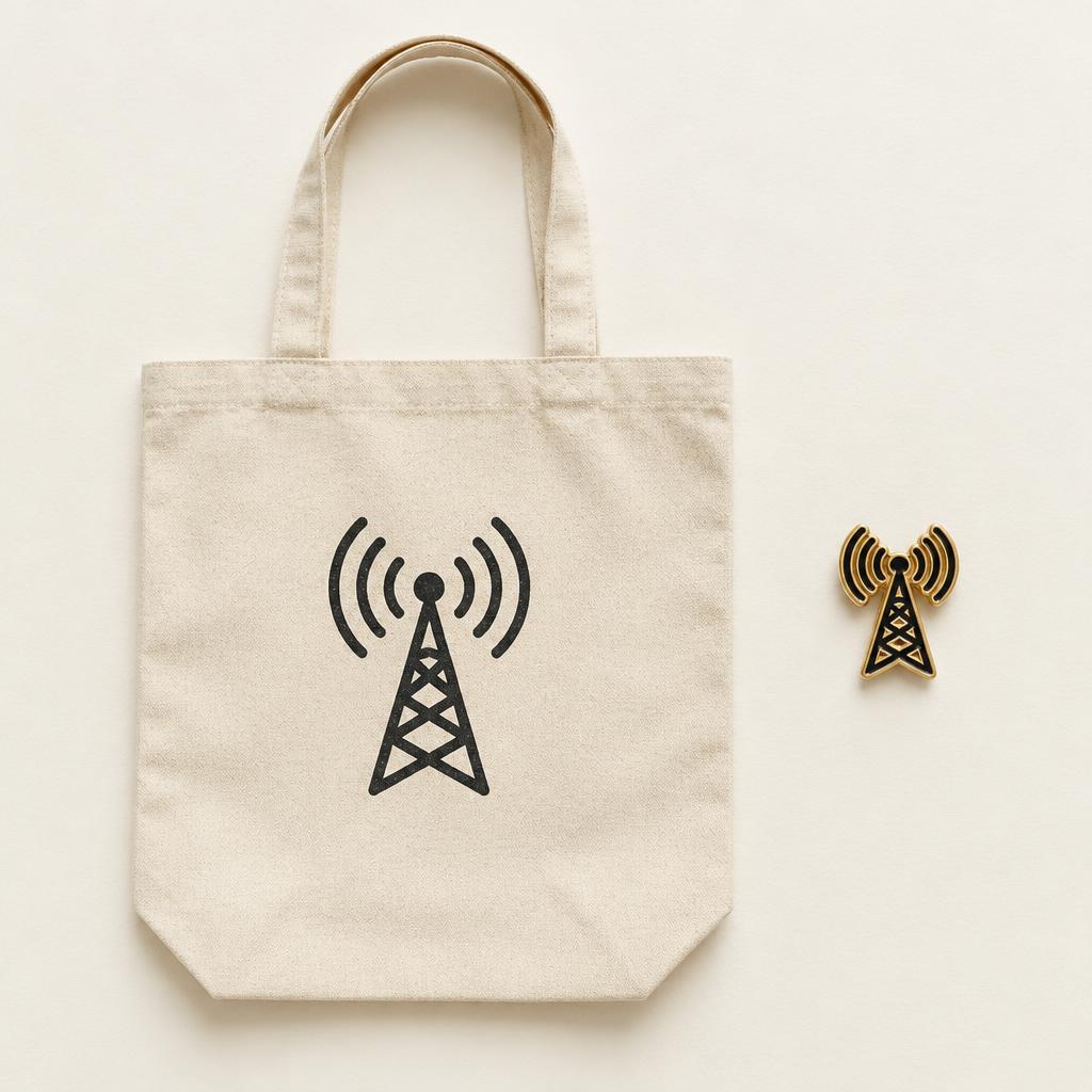 Canvas Tote + Pin